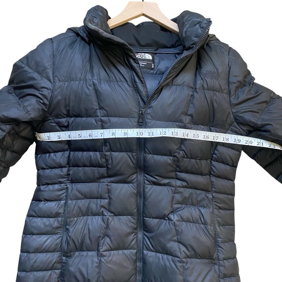 The North Face Puffer Coat Women's Medium Mid Length Goose Down - Picture 3 of 8